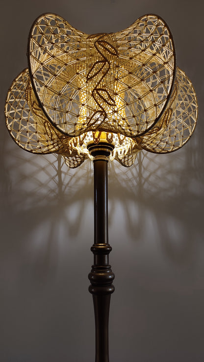 Lamp floor, unique lamp, handmade home lamp, art deco lamp. 2207