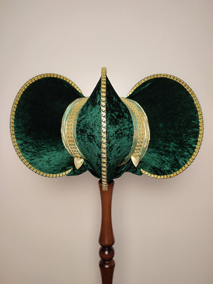 Lampshade, green lampshade, art deco. 2211