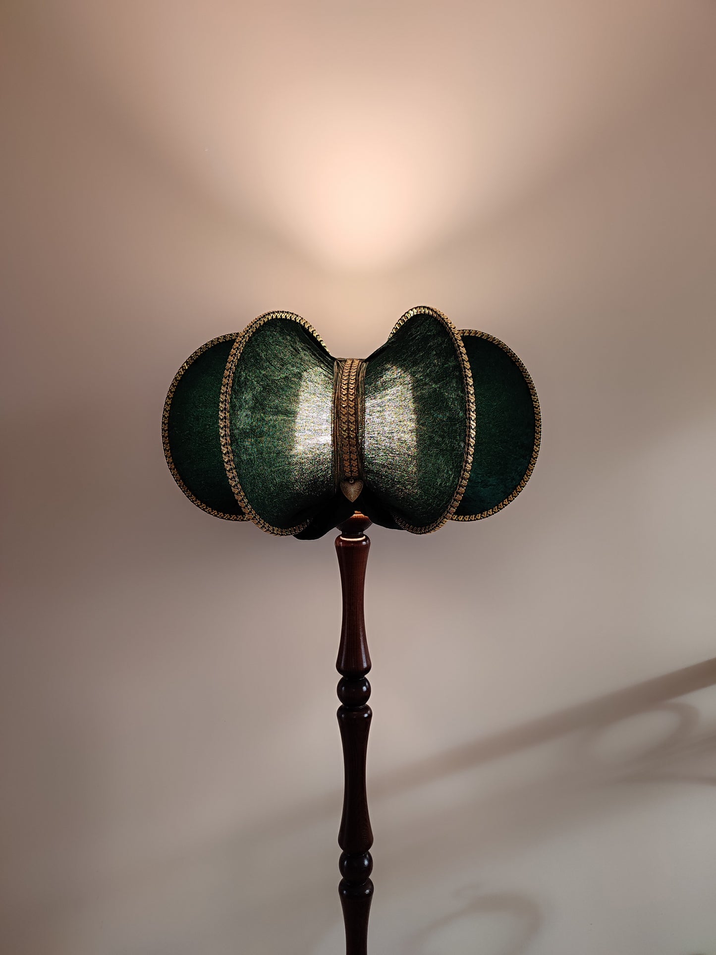 Lampshade, green lampshade, art deco. 2211