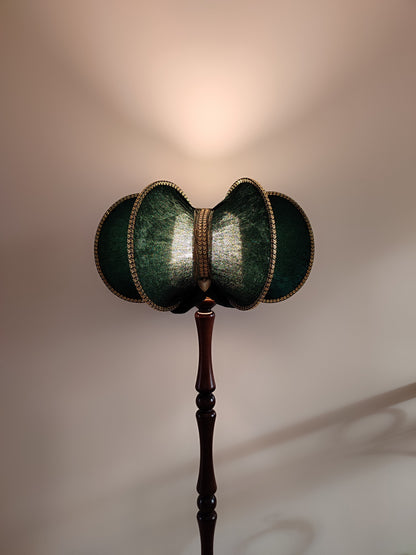 Lampshade, green lampshade, art deco. 2211