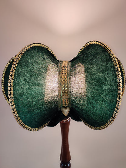 Lampshade, green lampshade, art deco. 2211