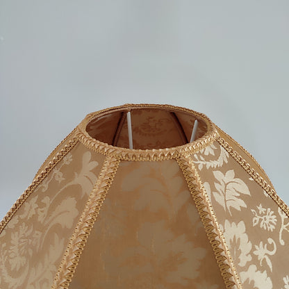 Floor lamp, lamp floor, Victorian Style, fabric lampshade, brass lamp base. 2602м