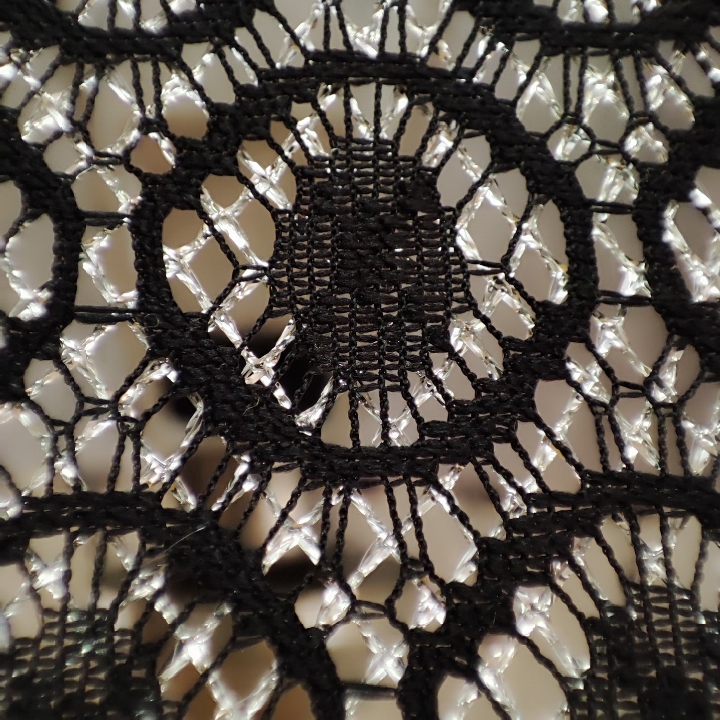 Handmade silver lampshade, unique lampshade. 3403