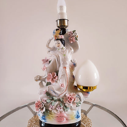 Table lamp, custom base, decorative lamp, Japanese-style lamp.  PRODUCT TO ORDER. 3001