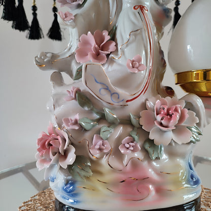 Table lamp, custom base, decorative lamp, Japanese-style lamp.  PRODUCT TO ORDER. 3001