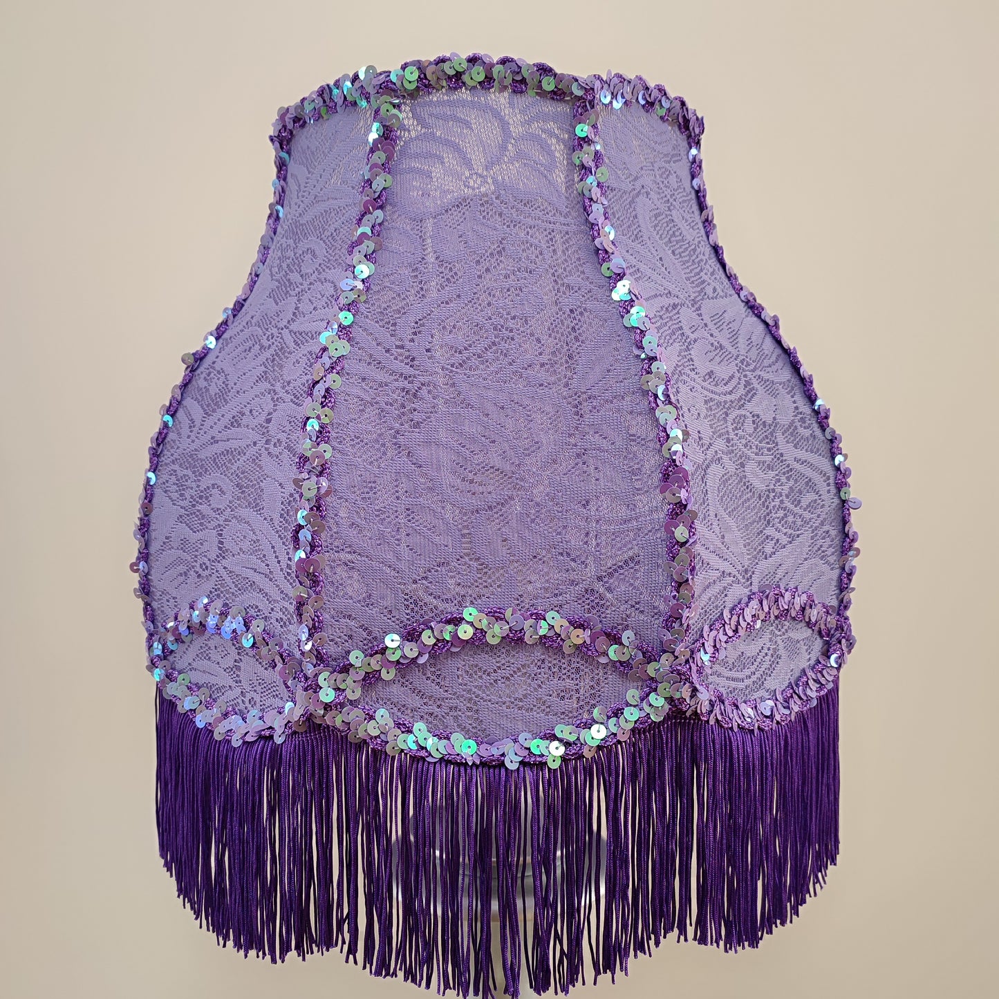 Table lamp,lilac lamp, decorative lamp, bedside table lamp, fabric lampshade. 5001