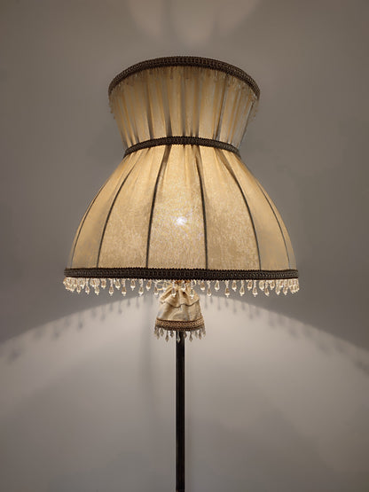 Wholesale floor lamp Havana 01 – Elegant Floor Lamp with Beige Velvet Shade