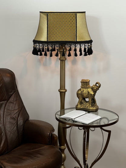 Lampshade. Art Deco Opulence Lampshade with Fringe and Tassel Detai. 5305
