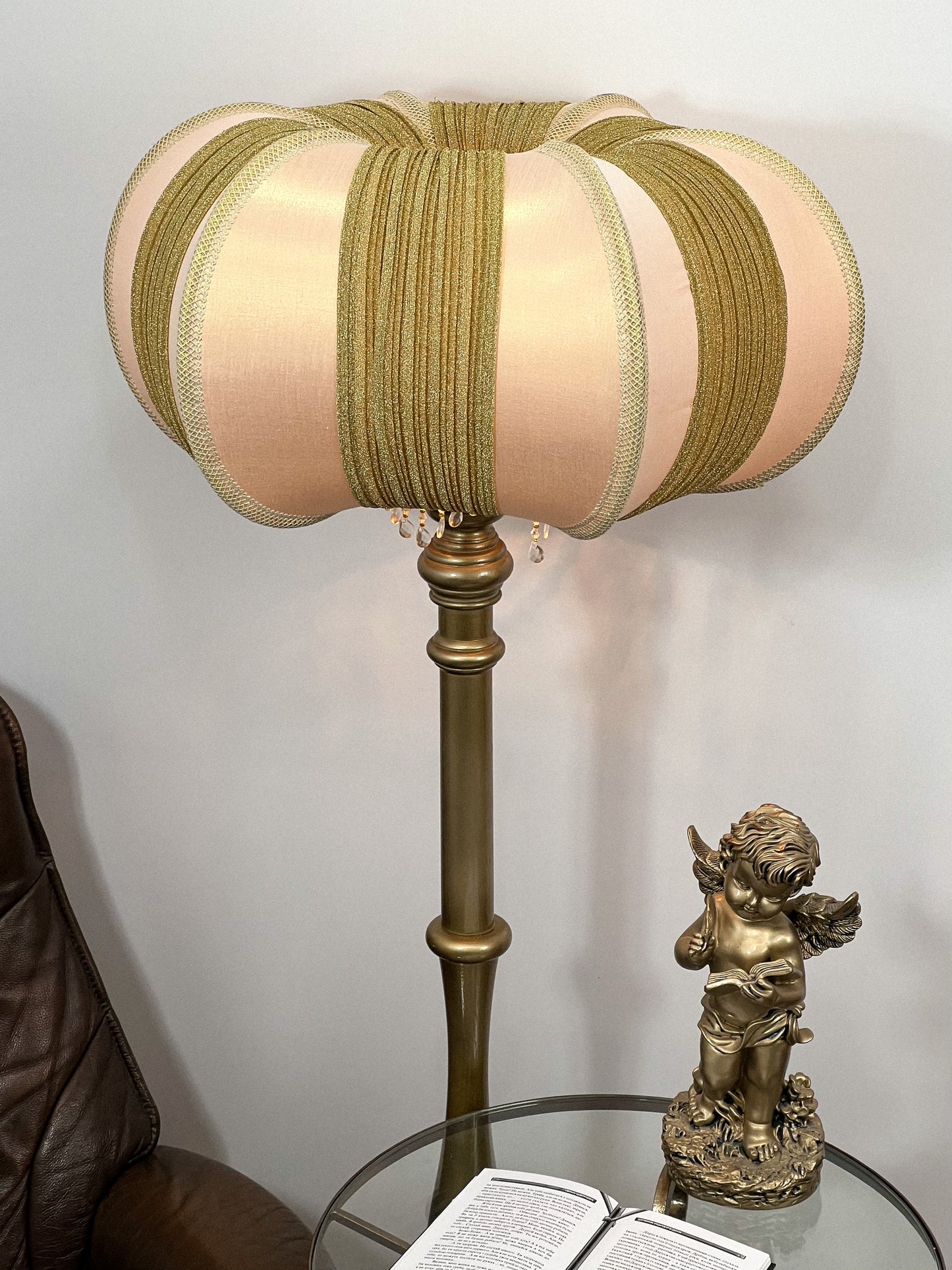Modern Lampshades - Large and Handmade with Authentic Gold Lighting
