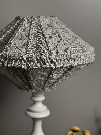 Art Deco lampshades, a unique wicker lampshade. 5101