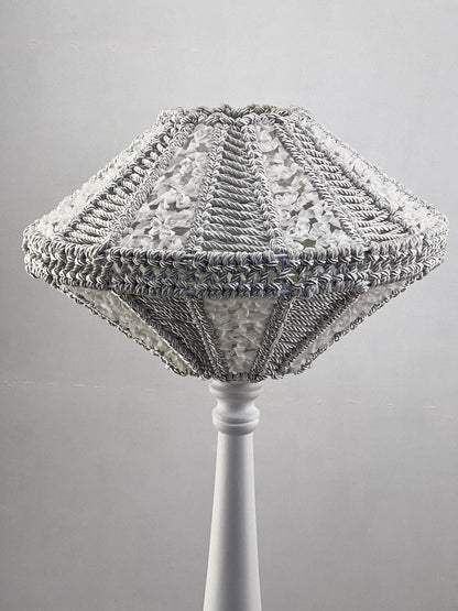 Art Deco lampshades, a unique wicker lampshade. 5101