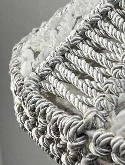 Art Deco lampshades, a unique wicker lampshade. 5101