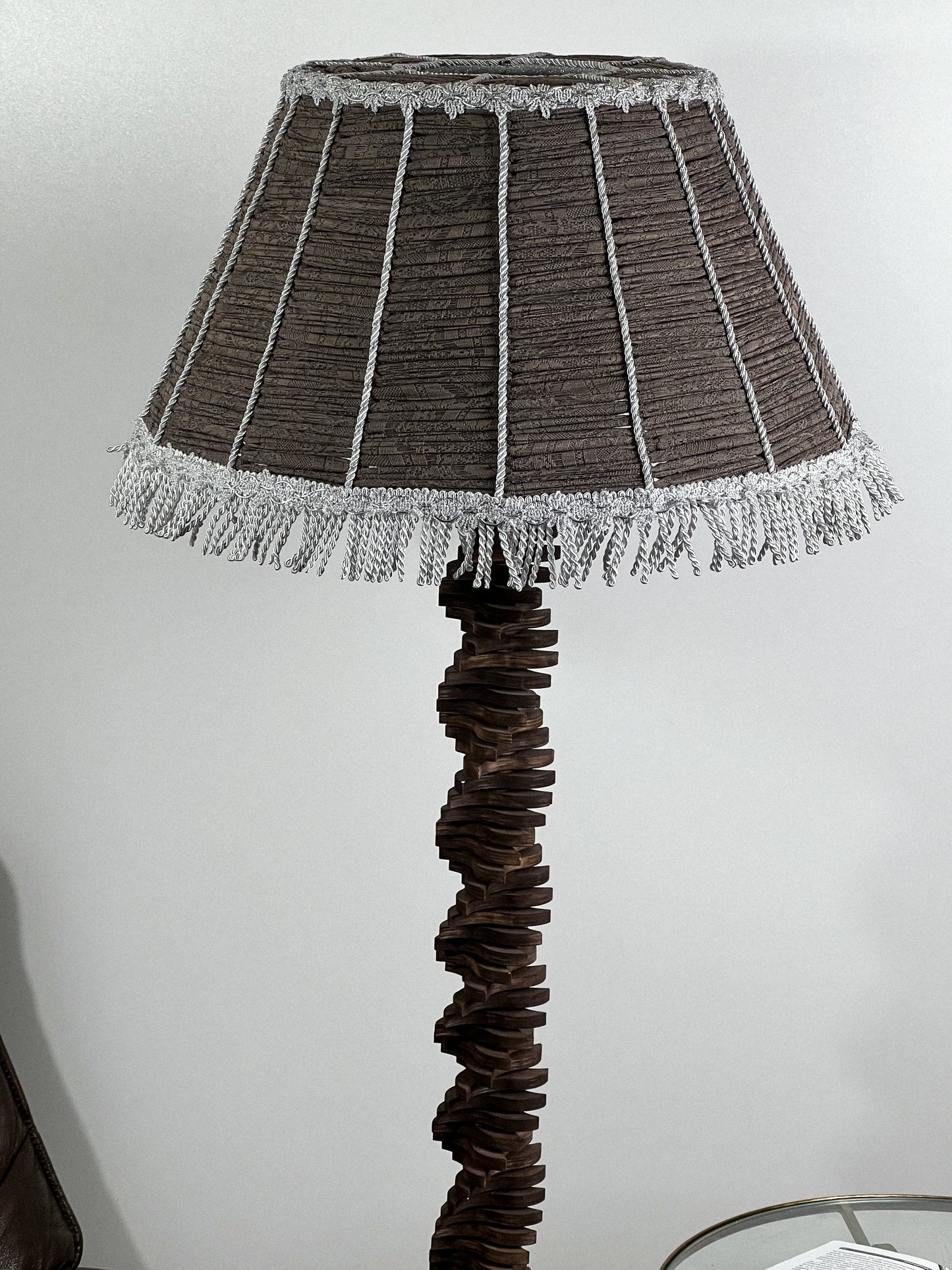 Lampshade. Elegant Victorian Lampshade: Handcrafted