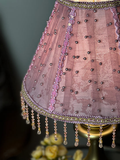 Handmade French Fairy  Pink Shade - Minimalist Contemporary Lighting for Home & Interior Design. 0101
