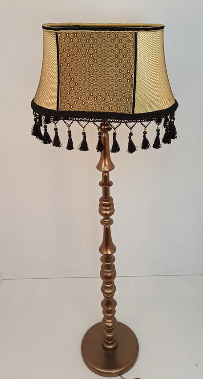 Lampshade. Art Deco Opulence Lampshade with Fringe and Tassel Detai. 5305