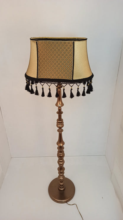 Lampshade. Art Deco Opulence Lampshade with Fringe and Tassel Detai. 5305