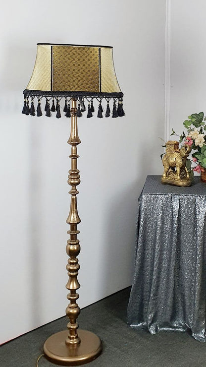 Lampshade. Art Deco Opulence Lampshade with Fringe and Tassel Detai. 5305