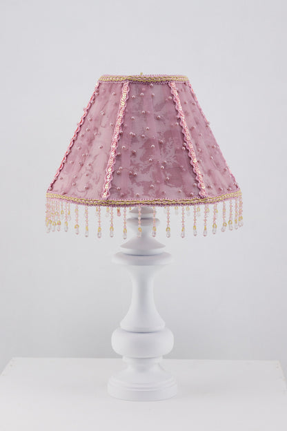 Handmade French Fairy  Pink Shade - Minimalist Contemporary Lighting for Home & Interior Design. 0101