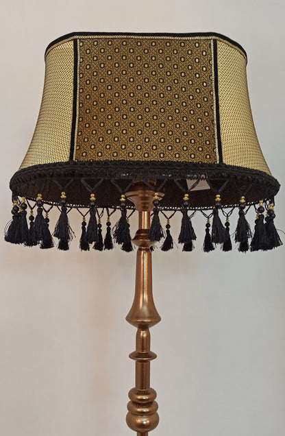 Lampshade. Art Deco Opulence Lampshade with Fringe and Tassel Detai. 5305