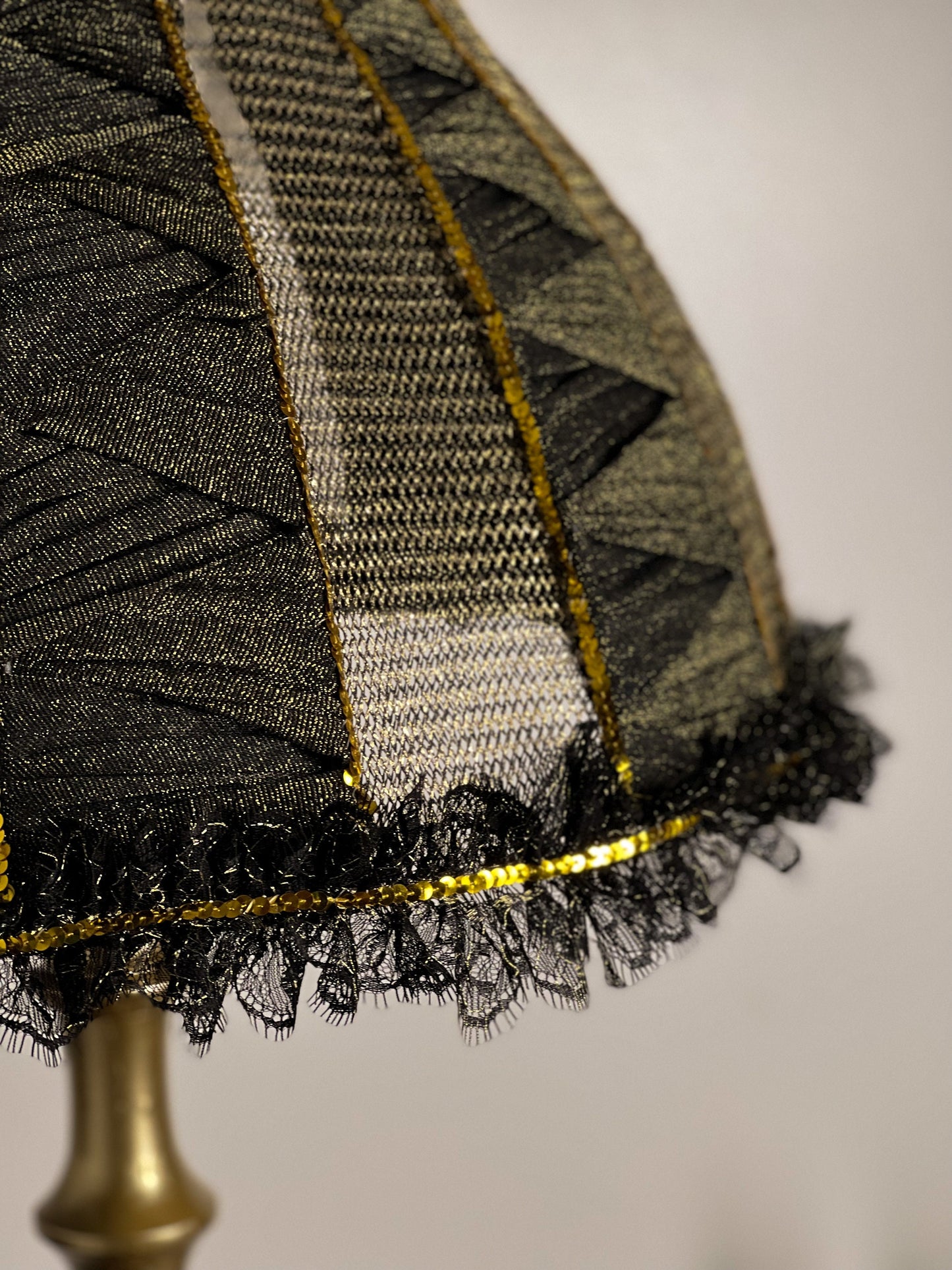 Lampshade with fringe in the medieval style. 1502