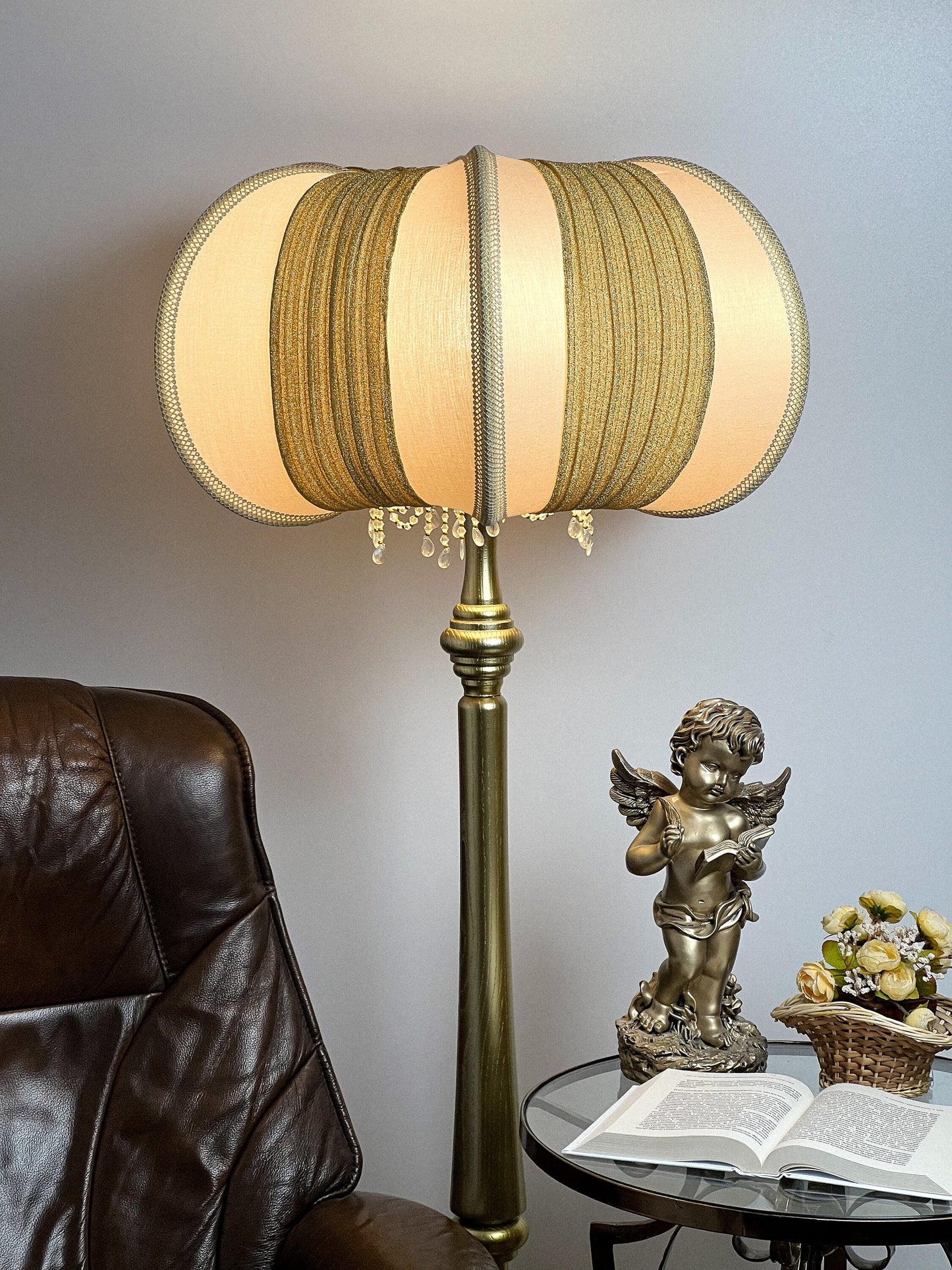Modern Lampshades - Large and Handmade with Authentic Gold Lighting