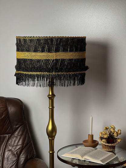 Handmade Victorian Lampshade in Black. 2901