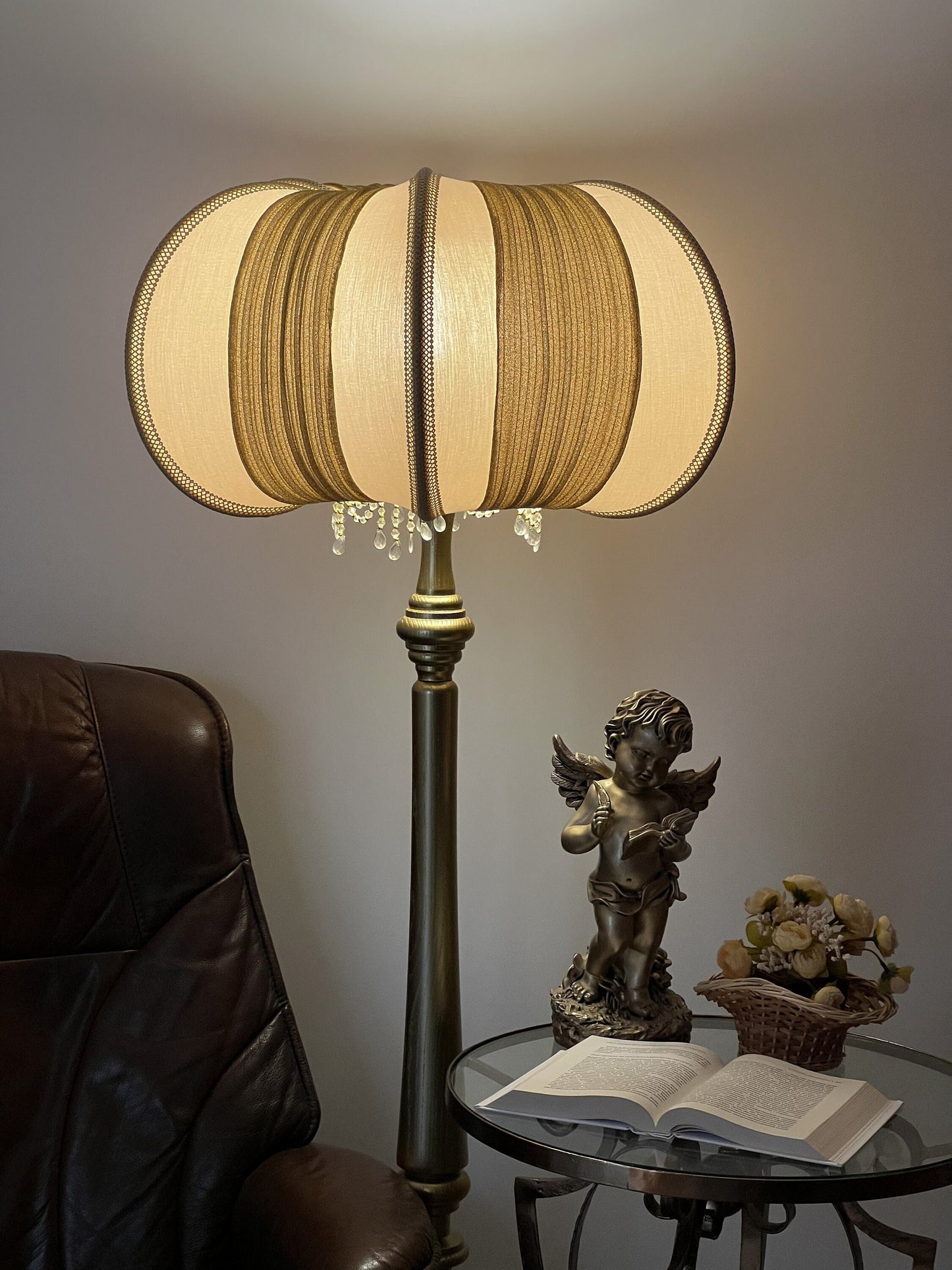 Modern Lampshades - Large and Handmade with Authentic Gold Lighting