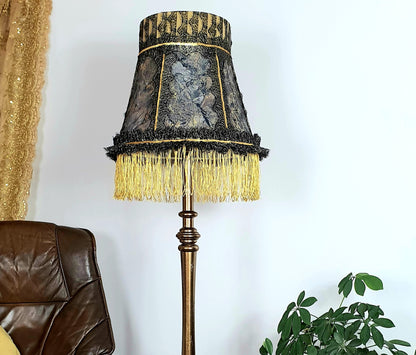 Victorian Fringed Lampshade for Floor Lamps - Handmade Antique Lampshade. 2301