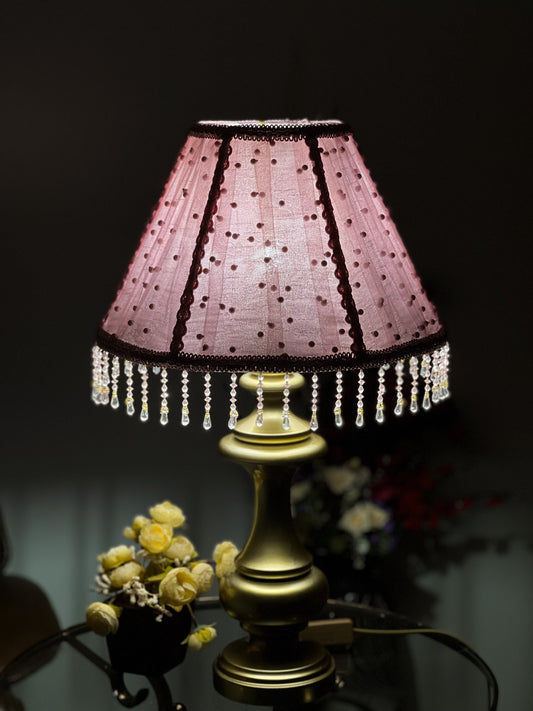 Handmade French Fairy  Pink Shade - Minimalist Contemporary Lighting for Home & Interior Design. 0101