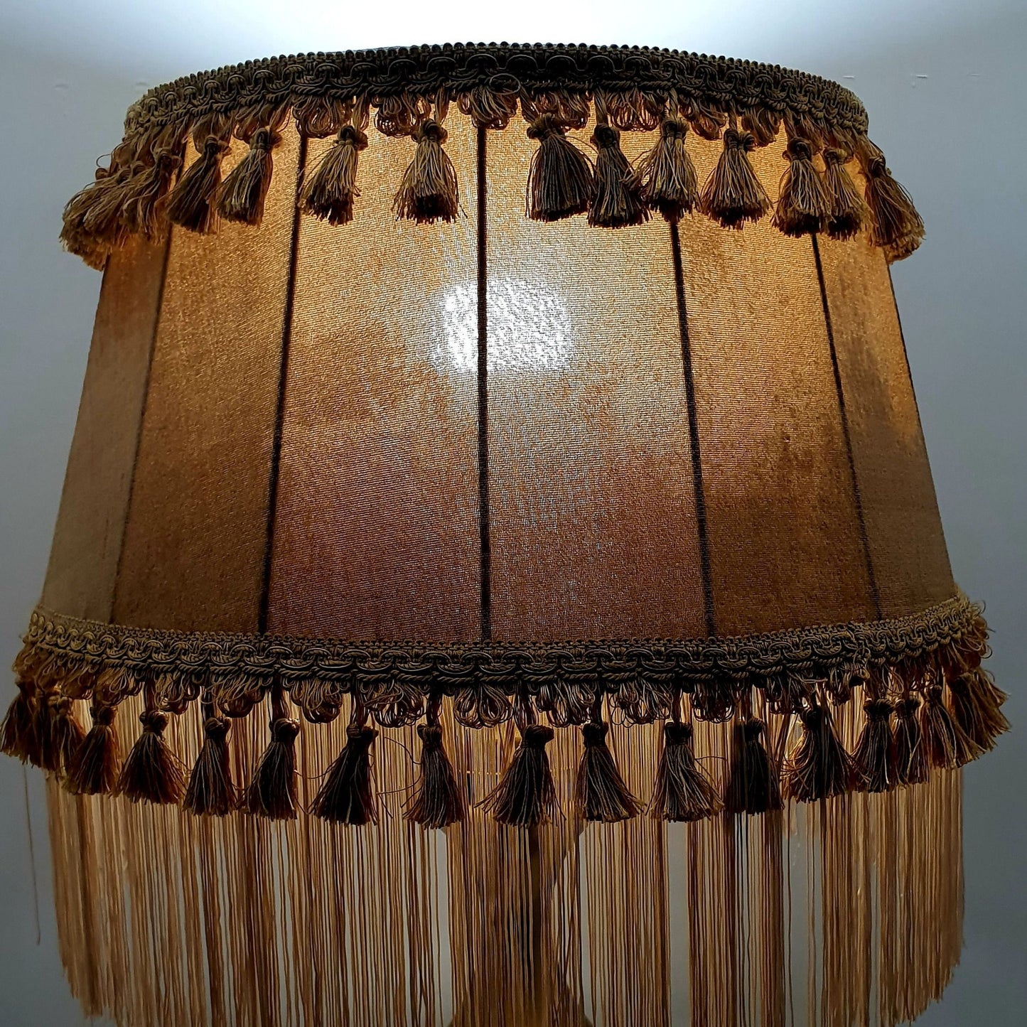 Lampshade brown velor Timeless Elegance: Art Deco. 6505