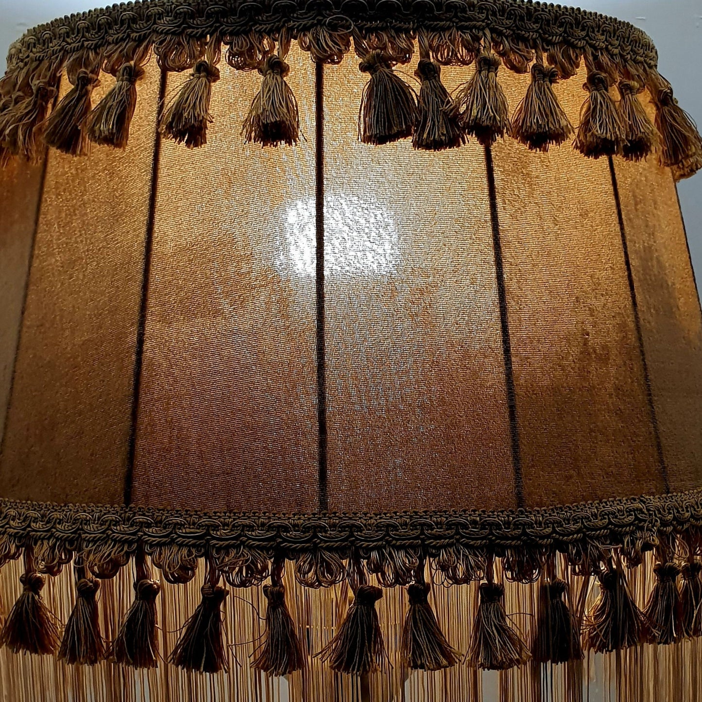 Lampshade brown velor Timeless Elegance: Art Deco. 6505