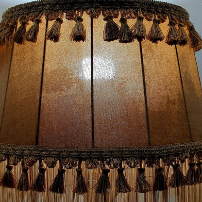 Lampshade brown velor Timeless Elegance: Art Deco. 6505