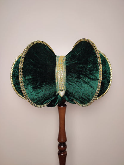 Lampshade, green lampshade, art deco. 2211