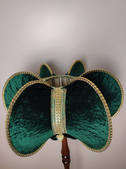 Lampshade, green lampshade, art deco. 2211