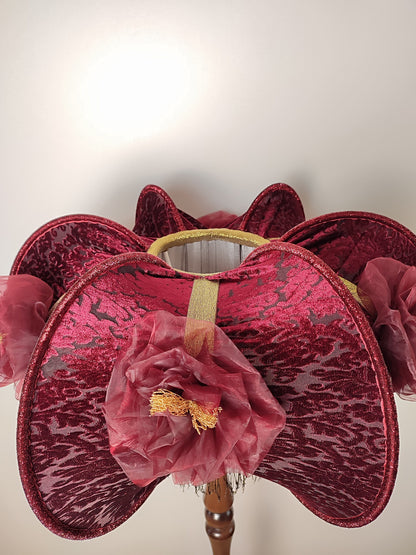 Lampshade, Flower Lampshade, Floral Room Accent. 2208