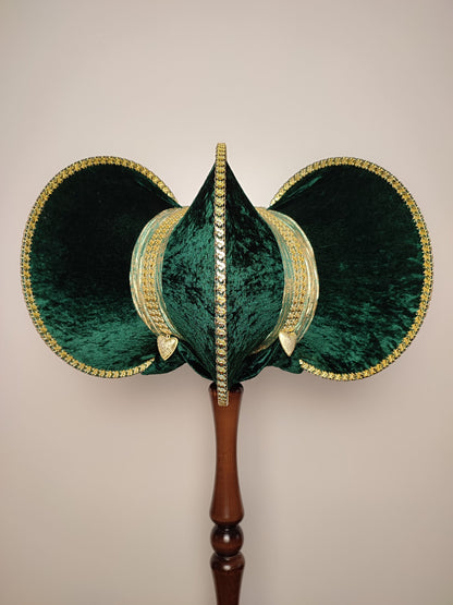 Lampshade, green lampshade, art deco. 2211