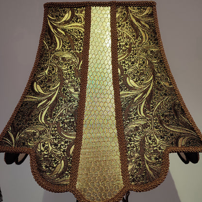 Lampshade, fabric lamp shade, unique lamp shades, art deco lamp. 6005